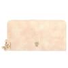 Длинный кошелек с круглой молнией Rose Heart бежевый женский [40]