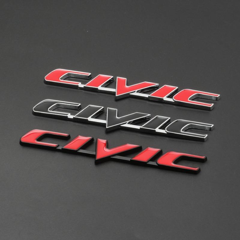 Применимо к CIVIC Английская металлическая наклейка на багажник IVTEC боковая наклейка с буквами модифицированная после маркировки логотипа автомобиля