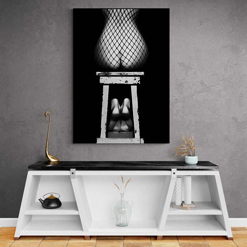 Naked Woman Sexy Leg Wall Art Canvas Painting Sexy Woman Poster and Prints Modern Art for Bedroom Living Room Home Decoration