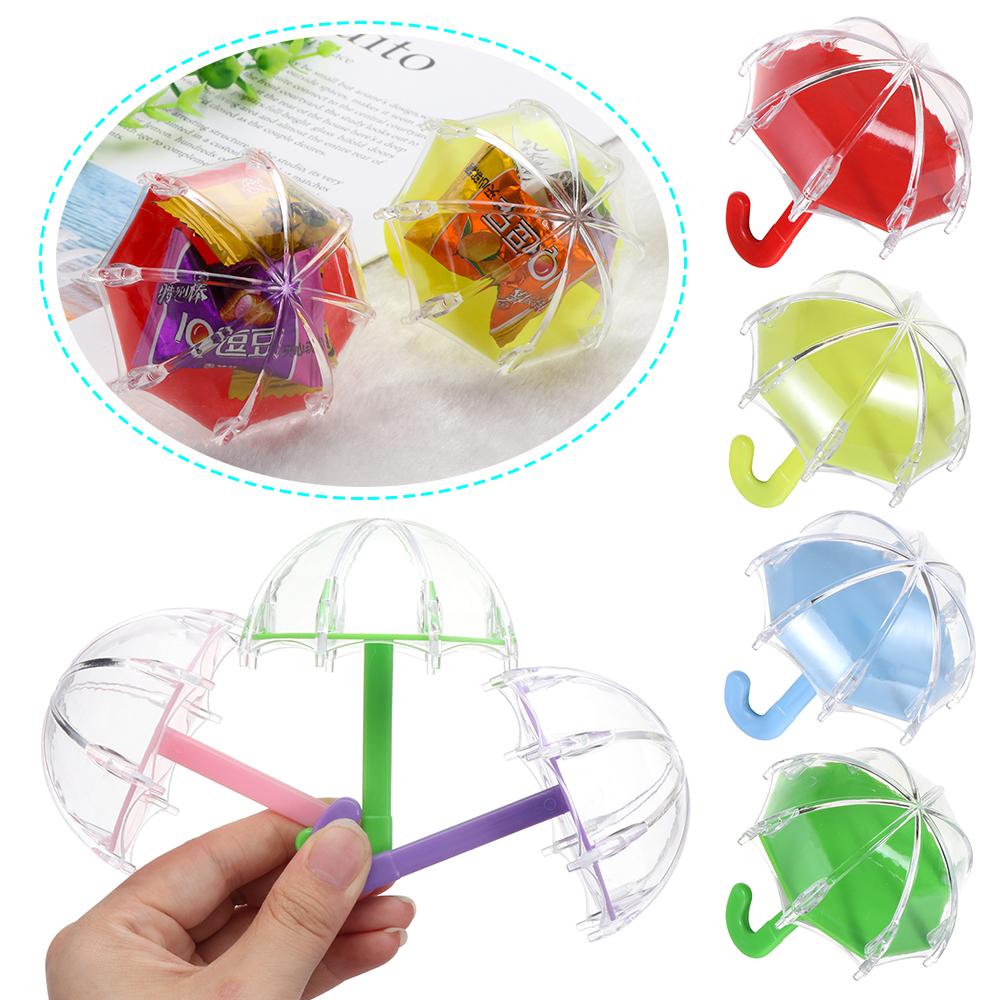Home Decoration Cookies Bag Transparent Umbrella Candy Box Storage Box Gift Box Sugar jar