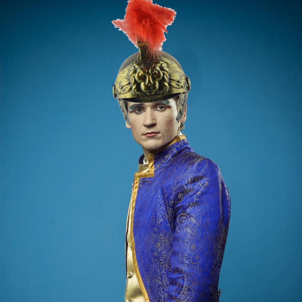 Римский шлем Золотой Воин Римский Боец Косплей Костюм Идеальный Аксессуар для Мужчин и Женщин