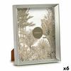 Photo Frame Silver Plastic Glass (22.3 X 3.5 X 27.3 Cm) (6 Units)