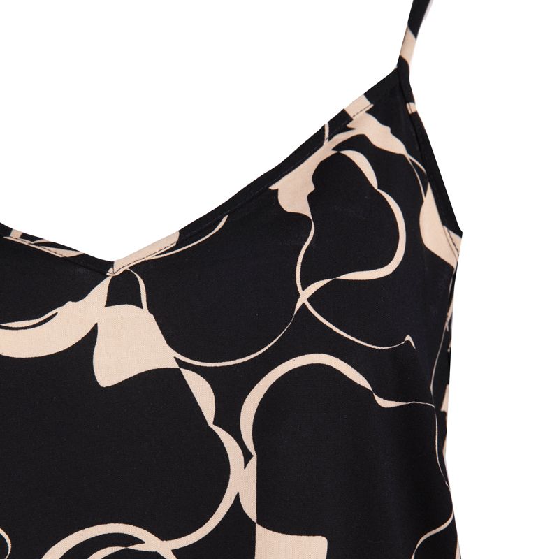 Женский топ с v-образным вырезом и принтом на регулируемых бретелях VERO MODA