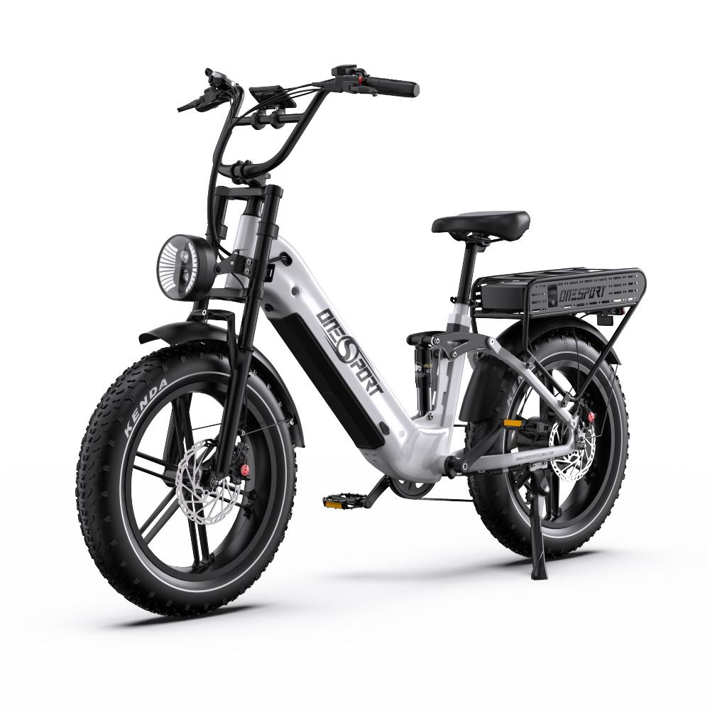 ONESPORT OT08 PRO Electric Bicycle Adults  500W  Brushless Motor Dual 48V18Ah Lithium Batteries 120KG Max Load Ideal for Long-Distance Commutes