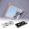 US Silent Roof Fan 12V DC 140mm Exhaust Heat Dissipation Double Reversible Car Roof Window Fan Motorhome