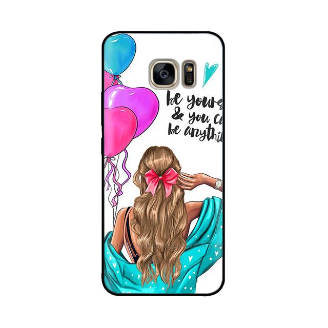 Силиконовый чехол для Samsung Galaxy S7 Edge, чехол S7, чехол для телефона Samsung Galaxy S6 Edge S 6, полная защита, мягкая задняя крышка