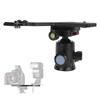 Aluminium Alloy Camera Flashlight Tripod Bracket with Dual 1 4in Screw for DSLR Stand Shooting