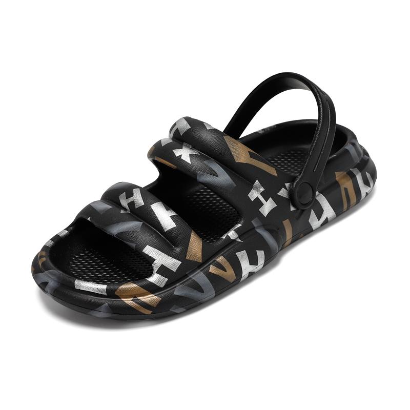Мода Мужская и женская мода повседневная удобная мягкая подошва тапочки пляжная обувь сандалии больших размеров мужские и женские тапочки
