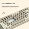 fg108 retro grey keyboard & mouse set