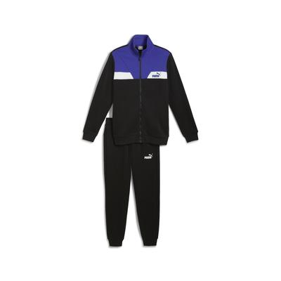 Спортивный костюм FL 684183 Спортивная футболка Puma Lazuli Мужской комплект, Осень/Зима 2024, Черный-Лазурный (51)