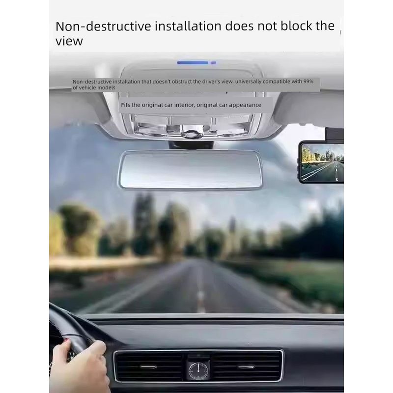 Driving Recorder 2026 New Model, Wire-Free 4K Ultra-High-Definition Night Vision, Front and Rear Dual Cameras, Car-Mounted 360 Panoramic Wifi
