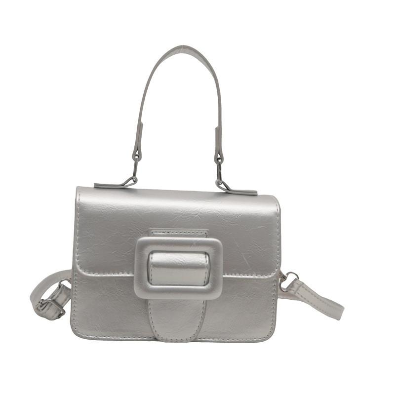 Fashionable Small Square Bag For Women Versatile Shoulder Crossbody Bag In Black