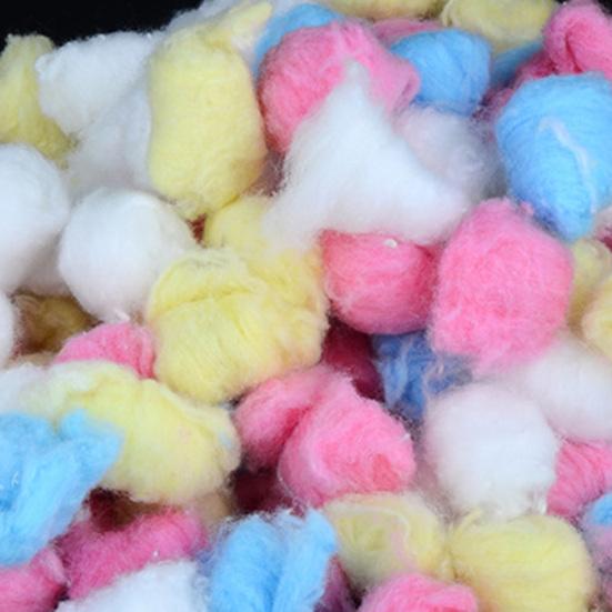 100 шт./компл., универсальный высокоэластичный эластичный шарик для хомяка, игрушки, красочные мягкие хлопковые шарики с наполнителем в виде животных для морской свинки
