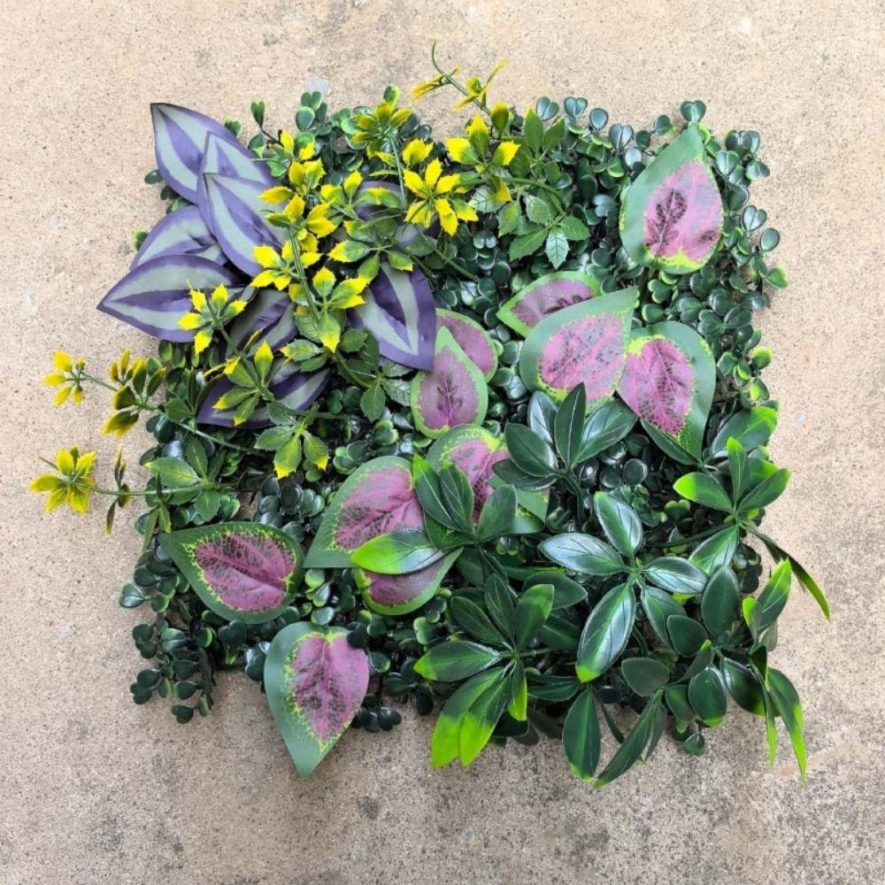 Sunflower Artificial Eucalyptus Carpet DIY Simulation Maple Plant Sheet  Living Room