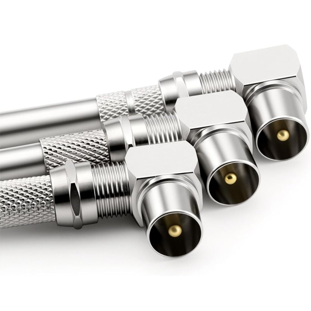 10Pcs 75-5 RG6 F Type Cable Connector Coax Cable Quick Connector for RG6 Coax Cable Installation