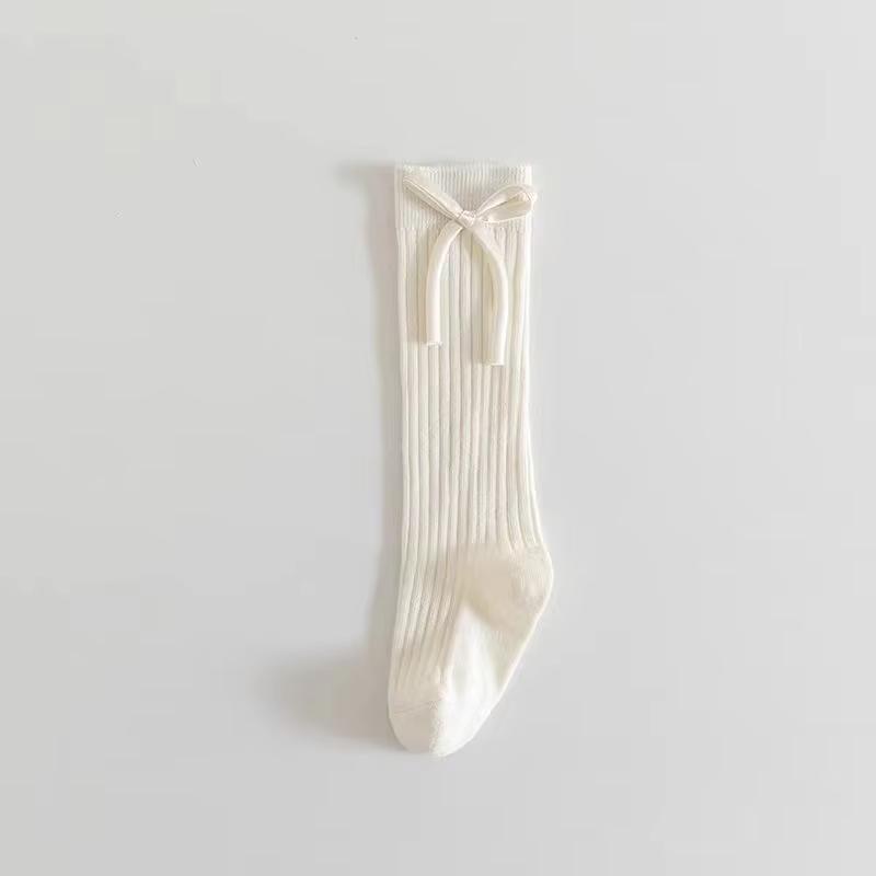 1 Pair Girls Cotton Bow Tube Socks Soft Breathable Candy Princess Kids School Socks For Children Fashion Wear