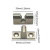 Range Hood Panel Fastener Kit Kitchen Appliance Repair Parts Replacement Easy to Install Metal latches Glass Panel Fixings