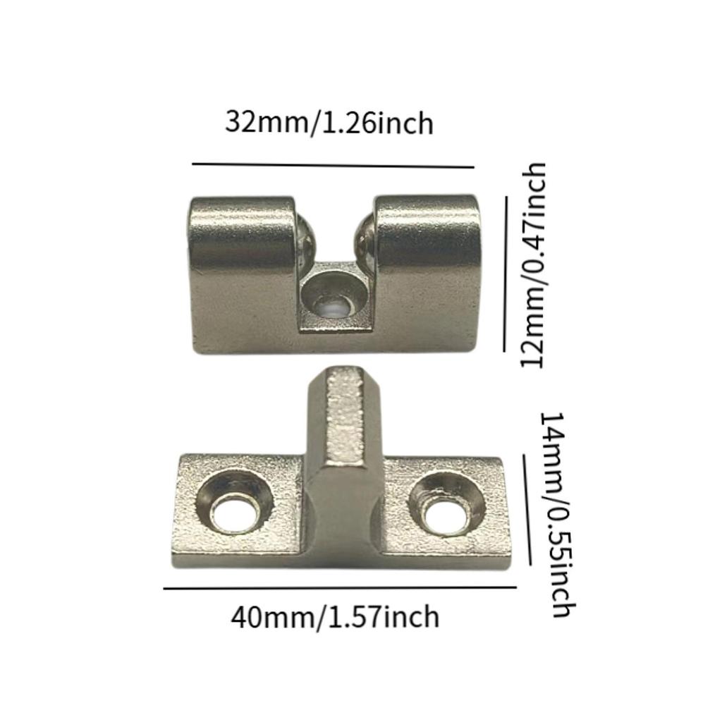 Range Hood Panel Fastener Kit Kitchen Appliance Repair Parts Replacement Easy to Install Metal latches Glass Panel Fixings