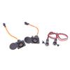 Electric Bicycle Charging Head Lithium Battery Output Line Round Male And Female Base Dc2.1 / 2.5 Charger Plug Socket