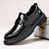 Fashion Fashion Casual New Designer Platform Dress Shoes for Men Spring Autumn Cow Leather Luxury Shoes Male