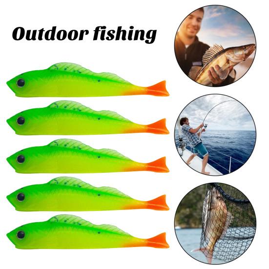 5 шт. мягкая приманка 2,7 г/7 см 3D имитация рыбьих глаз мягкая рыболовная приманка с червями маленькая мини натуральная приманка для плавания