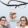 Очки для пресбиопии с регулируемым зумом, увеличительные очки для коррекции зрения пожилых людей