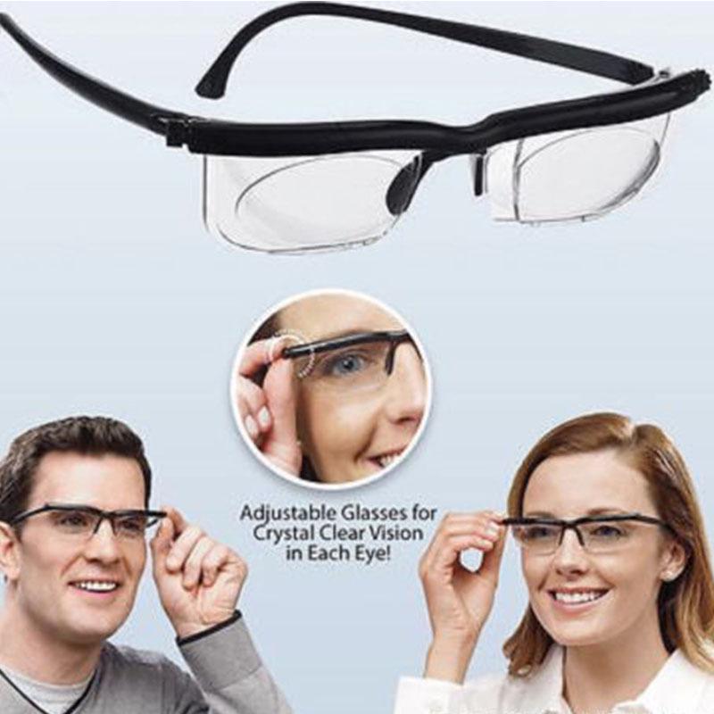 Очки для пресбиопии с регулируемым зумом, увеличительные очки для коррекции зрения пожилых людей