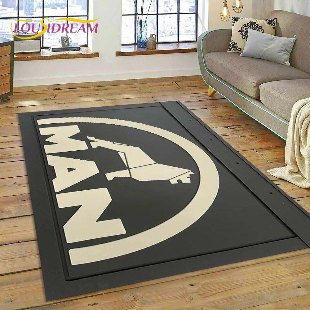 Ковер с 3D-печатью Логотип Грузовика для Спальни, Гостиной, Дома, Декора Дивана, Детских Игр, Большой Декор, Напольный Коврик, Подарок