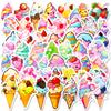 50 Красочных Наклеек-Конусов Летний Конус Шоколадное Мороженое Розовый Милый Ветер Граффити Наклейки