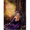 Полный 5D Diy Алмазная картина Лесная девушка картина маслом Вышивка крестом Домашний декор ручной работы
