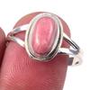 Natural Rhodochrosite Gemstone Handmade 925 Solid Sterling Silver Ring S.9 D0p66