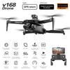 V168 Pro Max Drone HD GPS Smart Return 5G Передача изображения 3 км Предотвращение препятствий в полете Бесщеточный Профессиональный WIFI FPV Квадрокоптер Игрушка в подарок