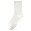 Women's Spring and Autumn Boneless Mid-calf Socks with Lace, Paired with Mary Jane Anti-pilling Cotton Socks