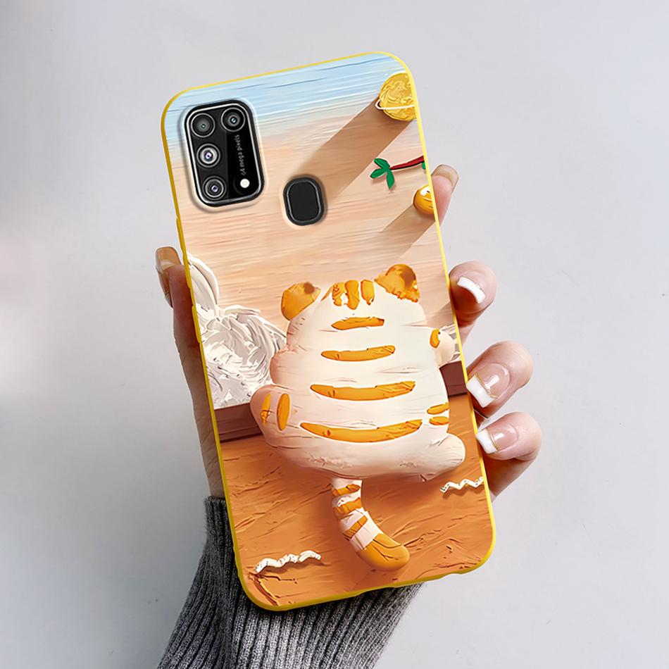 Чехол для Samsung Galaxy M31 Милый Мультяшный Задняя Крышка Силиконовый Мягкий TPU Чехлы для Телефона Для Samsung M31 Prime M 31 s Galaxy M31s Бампер