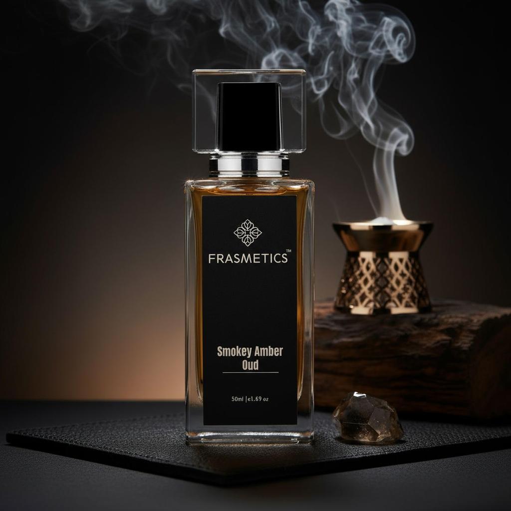 Smokey Amber Oud Туалетная вода для мужчин – Подарок на День святого Валентина с удом и шафраном,