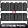 Compatible for Ecovacs T50 Pro Omni Replacement Main Side Brush HEPA Filter Mop Pads Spare Parts Accessories