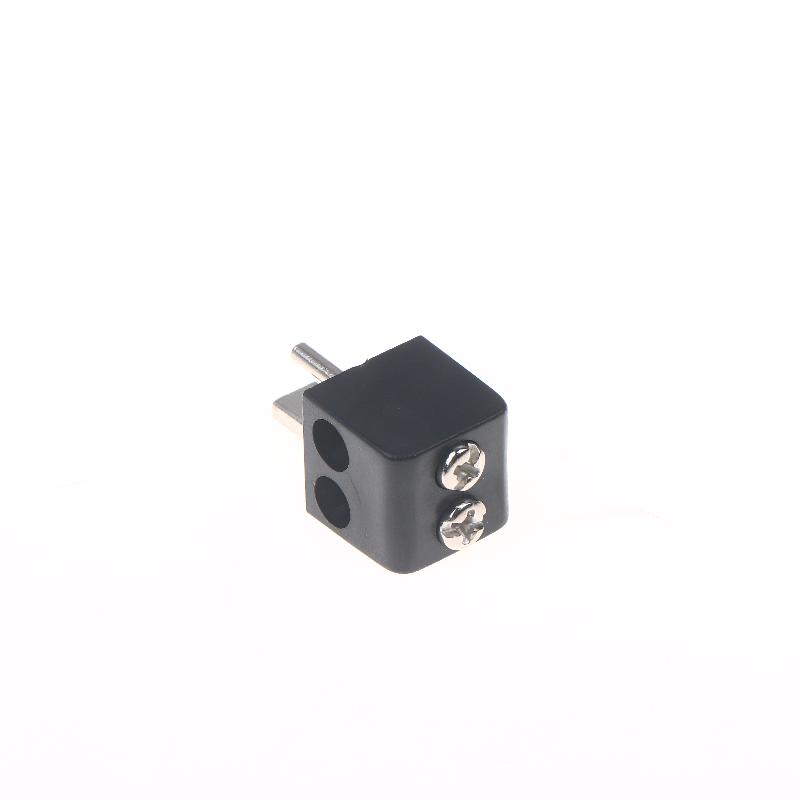 2/6Pcs Screw Terminal Block Connector 2Pin Din Hi-Fi Speaker-Plug Connectors Red Black Electrical Equipment-Plug Connector