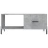  Coffee Table, Concrete Grey, 90x50x40 Cm