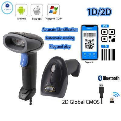 Сканер штрихкодов Bolan 2D Bluetooth 2.4G Беспроводной QR-код Ручной Портативный Карманный Ридер IOS Android PC для Мобильных Платежей
