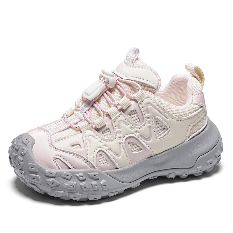 Children's stylish tire-soled running shoes, autumn slip-on casual shoes for girls, boys' sports shoes, trendy shoes