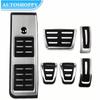 Automatic High Quality Stainless Steel Fuel Brake Footrest Pedal Cover For A4 A4L B9 A5 F5 2016 - 2019 Sedan Avant Sport