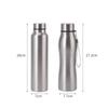Высокое качество 1000 мл спортивная бутылка для воды из нержавеющей стали, однослойная прочная чашка для воды, металлическая колба, посуда для напитков, кемпинг, спортивный зал