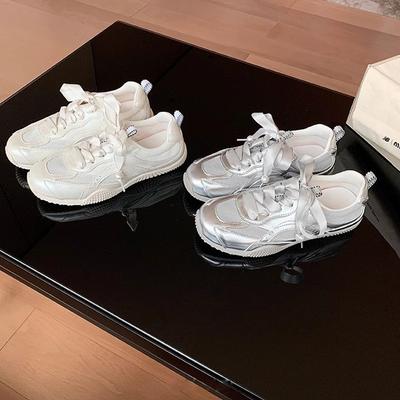 Su Yinyin 2025 новая коллекция обуви-суфле~ вафельная сетка дышащая спортивная и повседневная женская обувь Dexun Forrest Gump удобная