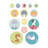 Set of 12 Sheets of 'Family Friends Cats' Stickers - ARTEMIO - DIY and Home Decor