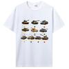 New Tanks M4 Sherman Panzer IV Tiger II T-34 T-Shirt Men Casual Cotton TShirt Cool T Shirt Tees Harajuku Streetwear