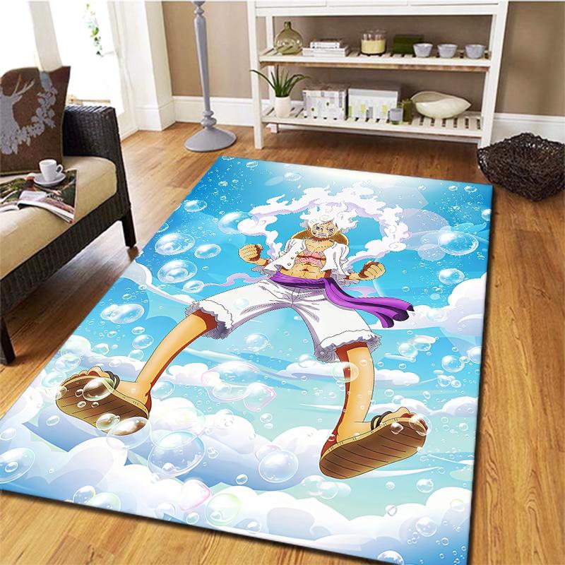 One Piece Gear Carpet Rug For Living Room Bedroom Home Sofa Decoration Kids Play Nonslip Floor Mat