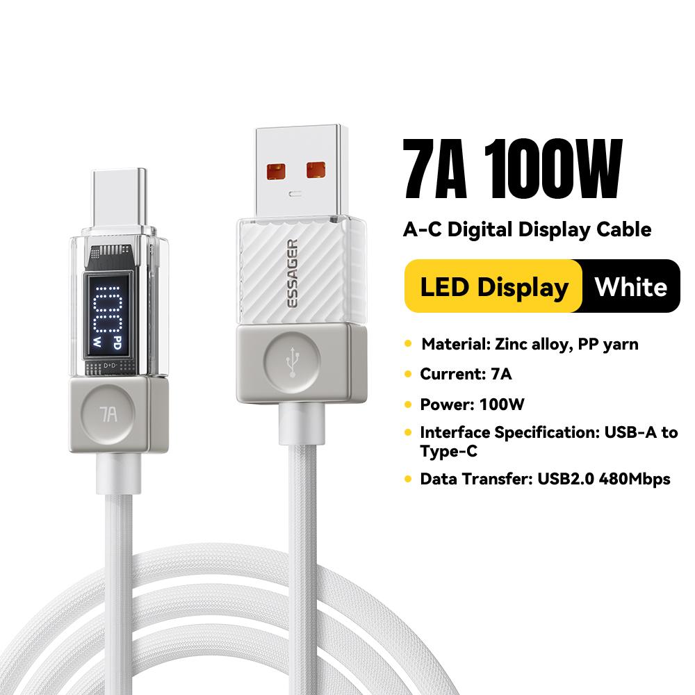 Essager 240 Вт USB C кабель для 17 16 15 Plus Pro Max Macbook iPad Supercharge Быстрая зарядка Type C кабель для Samsung