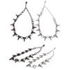 1PC Spike Rivet Punk Collar Necklace Goth Rock Biker Link Chain Choker Jewelry