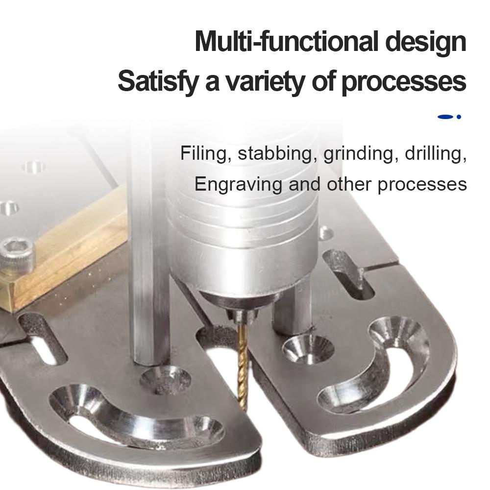 Multi-Function Desktop Clamp Jewellery Metalworking Table Bracket Stainless Steel Clamp Vise Clamp DIY Fixed Tool