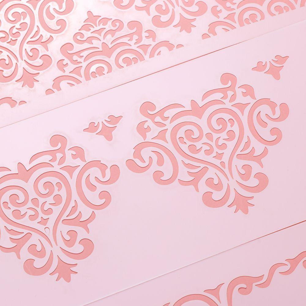 Template Sugarcraft Baking Mould Cake Lace Border Fondant Mold Cake Decorating Tool Cupcake Stencil